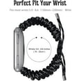 thumbnail image 4 of REQO Compatible with Fitbit Versa 2 Bands, Woven Nylon Friendship Rope Outdoor Survival Weave Adjustable Replacement Straps Wristbands Accessories for Versa Lite,Versa 2,SE, 4 of 7
