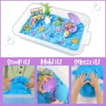thumbnail image 4 of Cubo de arena sensorial Sensationally OT Mermaid con arena mágica de 1 kg, 4 of 9