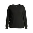 thumbnail image 6 of Terra & Sky Long Sleeve Pullover Relaxed Fit T-Shirt (Women's Plus) 1 Pack, 6 of 6