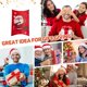 thumbnail image 5 of Christmas Pillow Box Candy Chocolate Packaging Box Nougat Baking Box Year Nut Gift Box Empty Box, 5 of 6