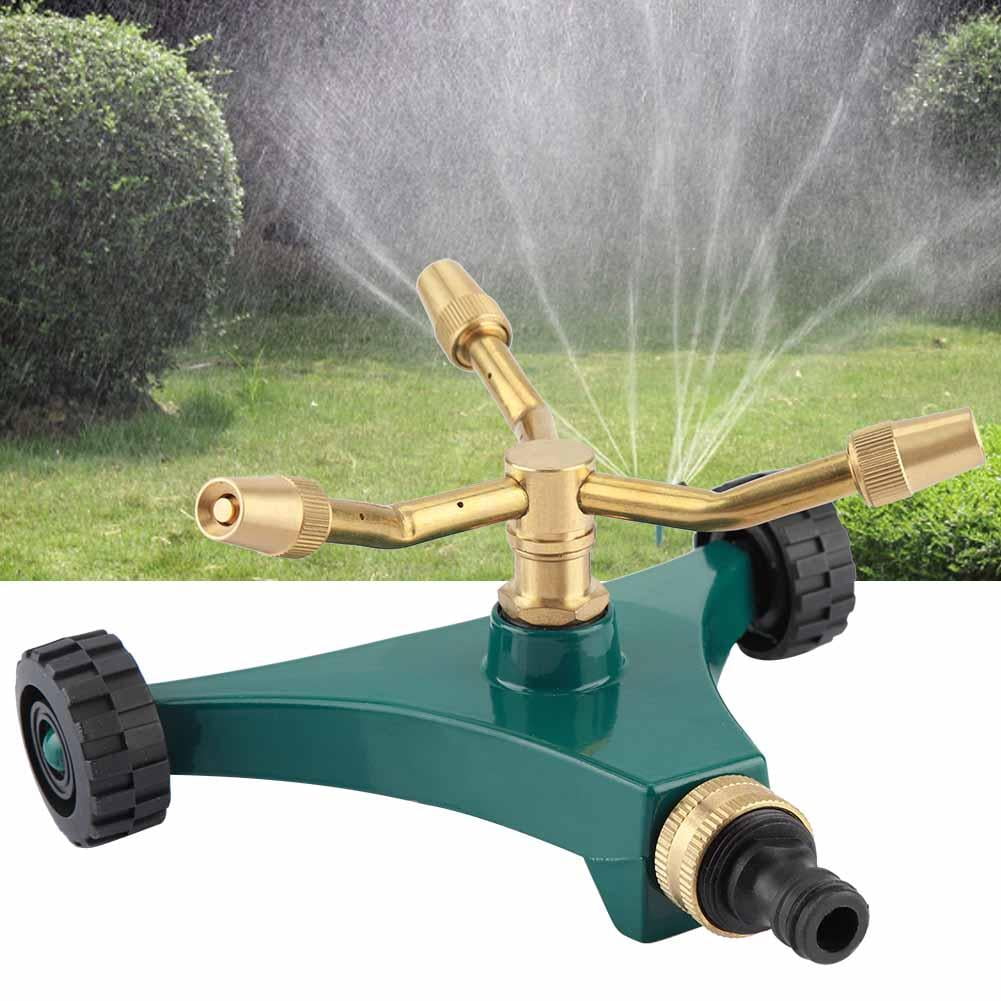 LHCER Three Arms Lawn Sprinkler Rotating Garden Cooling Yard Watering