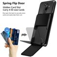 thumbnail image 2 of FYBTO Case for Galaxy S9 Plus Case Wallet 4-Slot Pocket Credit Card ID Holder Scratch Resistant Dual Layer Protective Bumper Rugged Rubber Armor Hard Shell Cover for Samsung Galaxy S9 Plus Purple, 2 of 5