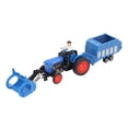thumbnail image 2 of Juguete de vehículo agrícola Ticfox modelo de tractor 1:48 Aleación coches de granja alta capacidad, 2 of 12
