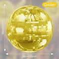 thumbnail image 7 of Dapmiu Disco Mirror Ball 12/16/20 Inch Options,Glass Mirror Surface Creates Dazzling Light Reflections,Pre-Installed Hanging Ring for Easy Setup,Perfect for Parties Holidays Club 12in, 7 of 7