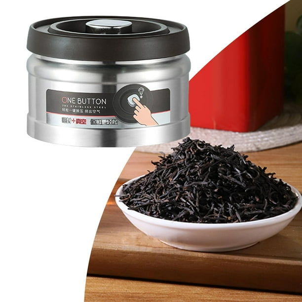 Bote de café sellado de acero inoxidable, tarro de almacenamiento de granos alimenticios, contenedor de almacenamiento de café para té, café 750ml Macarena Tarros de acero inoxidable