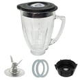 thumbnail image 1 of Piezas de repuesto para batidora, tarro de vidrio de 1,5 L para Oster Osterizer, 1 of 6