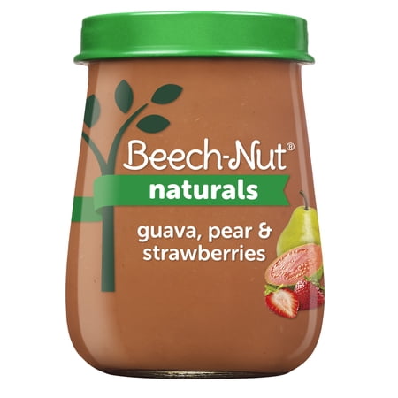 Beech-Nut Naturals Stage 2, Guava Pear & Strawberries Baby Food, 4 oz Jar