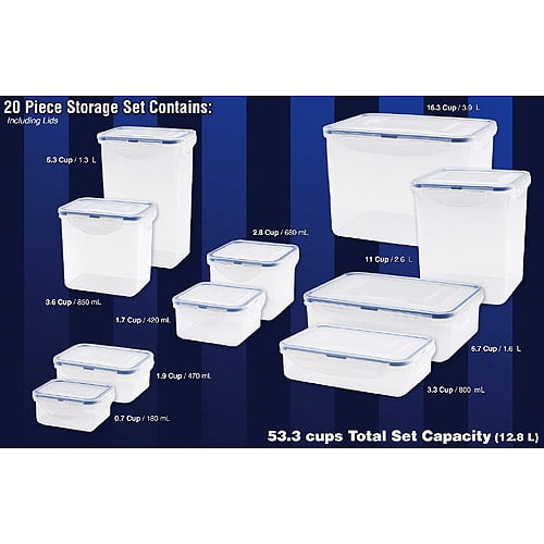 Lock and Lock 20Piece Food Storage Set