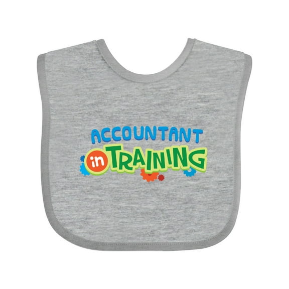 Inktastic Accountant in Training Accounting Boys or Girls Baby Bib