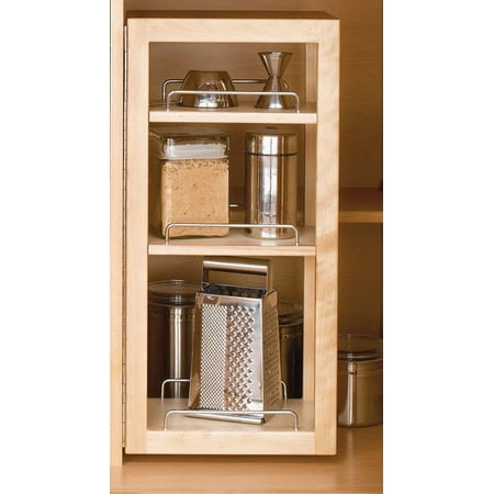 Rev A Shelf 4wsp18 45 4wp Series 45 Tall Swing Out Base Organizer With Adjustable Shelves For 36 Base Cabinet