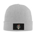 thumbnail image 2 of XMXT Winter Casual Beanie Hats for Men Women, Queen Skull Badge Unisex Adult Cap Warm Daily Knit Hat Skull Caps, Gray, 2 of 9