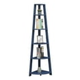 thumbnail image 3 of Convenience Concepts Newport 6 Tier Corner Bookshelf, Cobalt Blue, 3 of 7