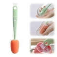 thumbnail image 1 of Oleegame 1PC Cleaning Brush 4 In 1 Cup Lid Cleaning Brush Portable Multipurpose Bottle Cleaner Brush Sets Household Mini Cleaner Brush Set For Cups Lids Bottle, 1 of 8