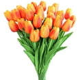 thumbnail image 2 of 20PCS Tulips Artificial Flowers Real Touch Tulips Flowers for Decoration 13.5" Tulips Flowers Bulk Artificial Tulips Flowers for Vase Centerpieces Home Wedding Bouquet, 2 of 7