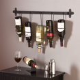 thumbnail image 1 of Southern Enterprises Almeria Wall Mount Wine Rack in Wrought Iron, 1 of 6