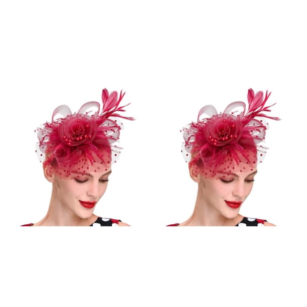 Jumpingount Tocado de boda con flor para el pelo, mano de obra exquisita, estilo Retro, fiesta, compromiso, malla, Clip, colgante para la cabeza Type3 NO3