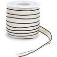 thumbnail image 5 of 20 Yards Striped Ribbon 3/8 inch Black Craft Wrapping Ribbons with White Edge Roll for Wraps Embellishments Party Decoration Home Decor, 5 of 9
