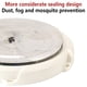 thumbnail image 4 of Advancent Lámpara de techo alimentada por energía Solar, mando a distancia, recargable, sellado, para dormitorio, balcón, luz a prueba de polvo Iluminación y accesorios 240M 200W Advancent HA073446-03, 4 of 6