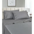 thumbnail image 3 of Spring Home 1200 Thread Count 100% Egyptian Cotton Deep Pocket Dobby Striped Sheet Set, 3 of 3
