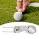 thumbnail image 2 of Herramienta de Divot de Golf Cola Suministros de golf Acero inoxidable Plegable Plata, 2 of 8