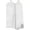 White, variant on 65'' Bridal Wedding Gown Dress Garment Bag 15'' Gusseted Garment Cover Shoe Pockets Travel Garment Storage Bag for Prom, Evening Gowns, Black
