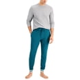 thumbnail image 4 of Hanes Men's Waffle Knit Sleep Jogger Pant Gen Jade, Medium, 4 of 4
