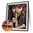 thumbnail image 1 of Kits de pintura de diamante Capitán Jack, taladro redondo completo, decoración de pared, arte artesanal Likrtyny Oficina Multiescena Multifunción, 1 of 8