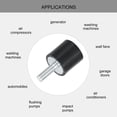thumbnail image 5 of Uxcell M6 Rubber Vibration Shock Absorption Mount W Thread Stud 0.79" x 0.79" 8pack, 5 of 6