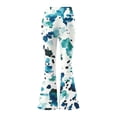 thumbnail image 4 of Cutuoiiu Womens Fashion Floral Print Flared Pants with Elastic Waist for Workout and Daily Wear Gift, 4 of 7
