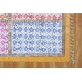 thumbnail image 5 of Casavani Cotton Handblock Printed Rug Yellow Area Rug for Entryway Kitchen Bathroom 4x7 feet, 5 of 6