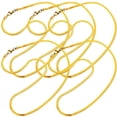 thumbnail image 1 of Cadenas ambos sexos baño oro GoldLuve 5Pzas Oro 50cm 6mm de grosor., 1 of 4