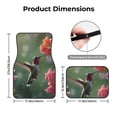 thumbnail image 3 of Junzan Humming Bird 1 for Car Floor Mats,Car Carpet Mats Car Interior Protection with Anti-Slip Backing Car Accessories Fit for SUV/Vans/Sedans/Trucks,Set of 4pcs, 3 of 7