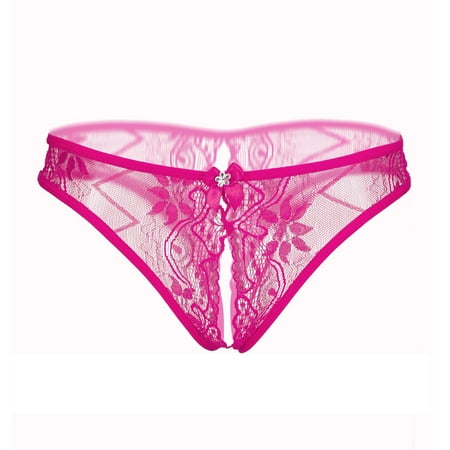 

ZMHEGW Women Thongs G Strings Panties Underwear Lace Transparent Panties