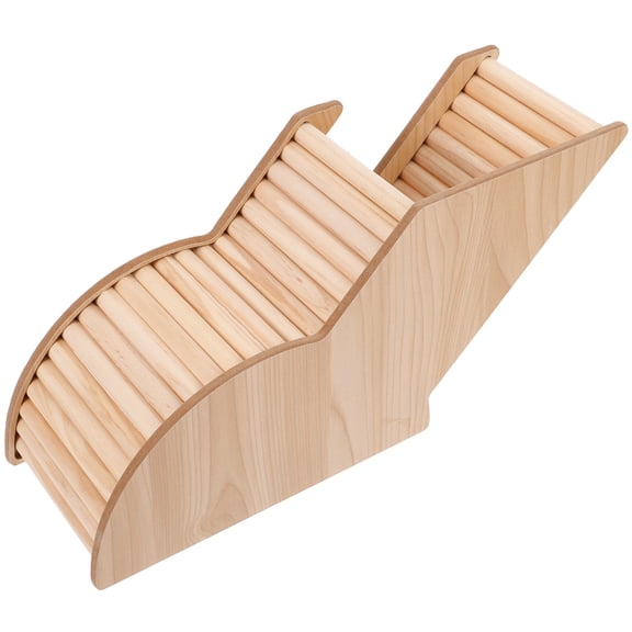FRCOLOR Wooden Hamster Tunnel Hideout for and Hiding Beige Easy Assembly Suitable for Hamster Use