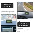 3 Pcs Auto Clocks Mini Car Dashboard Clocks Desktop Mute Clocks Digital