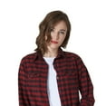 thumbnail image 2 of Women's Flannel Shirt 100% Cotton Pre Washed Vintage Look Full Sleve Plaid Shirt, 2 of 6
