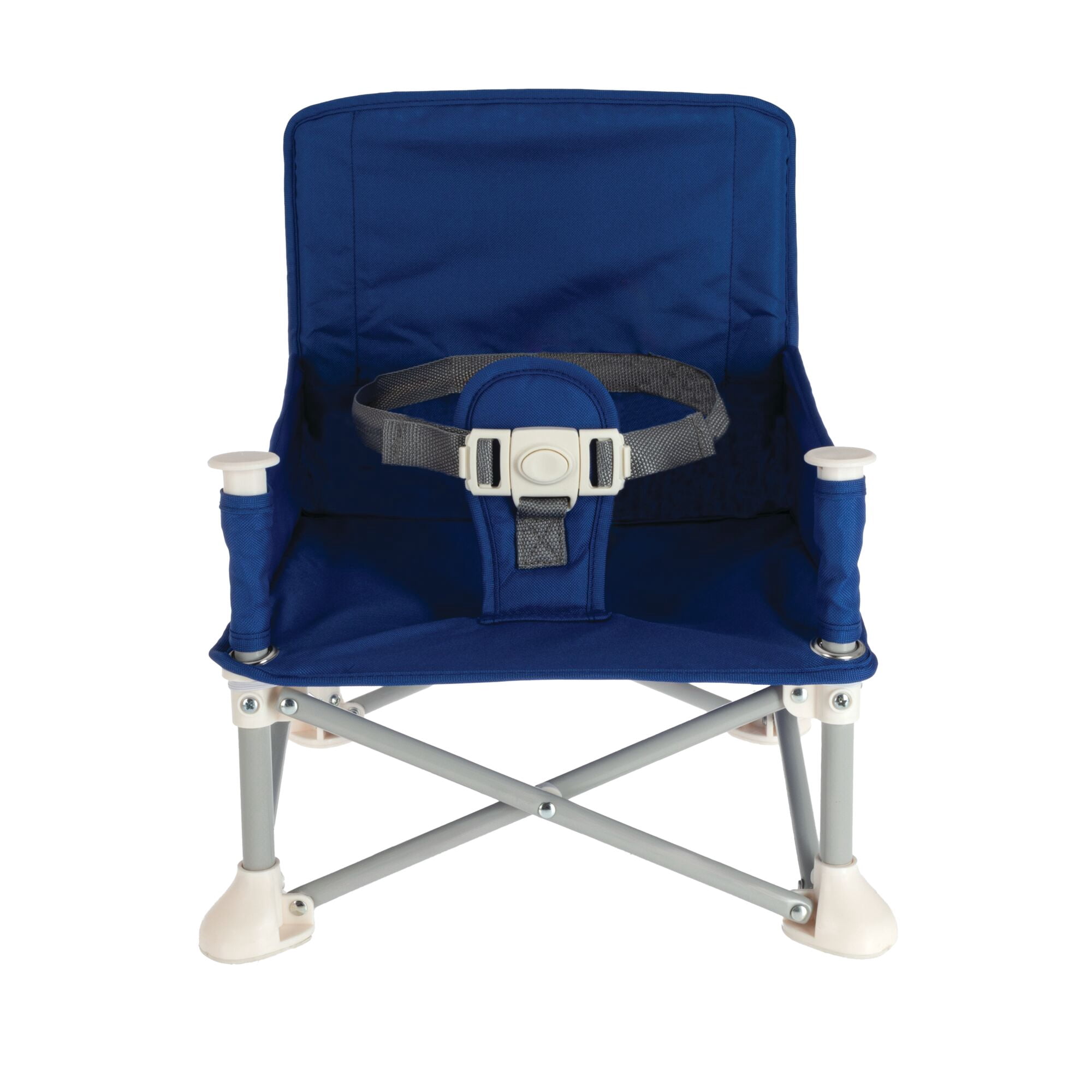 Nuby Pop-Up Portable Booster Seat with Removable Tray, Blue