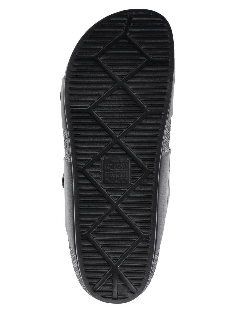 Time and Tru Women's Double Buckle EVA Slide Sandals - Walmart.com