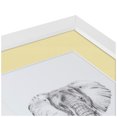 thumbnail image 3 of ArtToFrames Collage Photo Picture Frame with 4 - 8.5x11" Openings, Framed in White with Buttercup and Black Mats (CDM-3966-891), 3 of 8