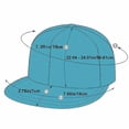 thumbnail image 2 of Letter patch leather label graffiti casual baseball cap new trend embroidery patch hip hop hat casual, 2 of 5