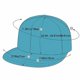 thumbnail image 2 of Letter patch leather label graffiti casual baseball cap new trend embroidery patch hip hop hat casual, 2 of 5