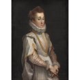 thumbnail image 3 of Federico Barocci 18x24 Black Modern Framed Museum Art Print Titled - Portrait of a Young Lady, 3 of 5