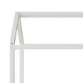 thumbnail image 6 of Castle Place Contemporary Wooden Canopy House Kid Twin Bed, Antique White, 6 of 8