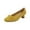 Yellow, variant on Wensltd Womens Black Heels Pointed Toe Shallow Mouth Block Heel Elegant Pumps for Party Work Office