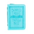 thumbnail image 2 of Bible Cover - Teal Behold I Make All Things New, 2 of 10