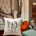 thumbnail image 3 of Fundas de almohada MFGNEH con forma de calavera de Halloween, 3 of 4