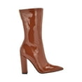 thumbnail image 2 of Guess Womens Abbale Patent Pointed Toe Mid-Calf Boots, 2 of 2