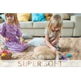 thumbnail image 4 of TWINNIS 4'x6'Area Rug Soft Fluffy Area Rugs for Living Room Bedroom Carpet,03-Khaki, 4 of 8