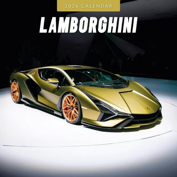 Red Robin Publishing, Lamborghini 2026 Wall Calendar