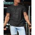 thumbnail image 3 of Gymish Hard Work Works Workout T-Shirt – Funny Gym Shirt for Men, Lifting Tee, Deadlift T-Shirt, Men’s Workout Apparel, Athletic Gym Wear, 3 of 6